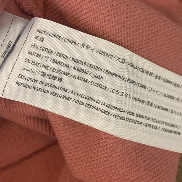 Hollister must have daisy pink baby tee ruffle hem - Picture 4 of 4